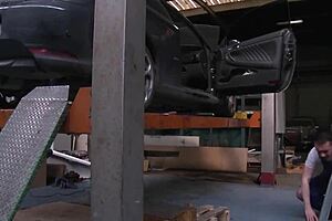 Watch this couple in lingerie doing doggystyle fucking, bent over with close up