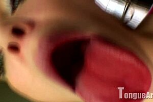 Detailed tongue art network sample demonstration