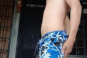 Watch Her Strip and Rip Clothes While Dancing!