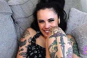 Roughly banging my big tit asian roommate