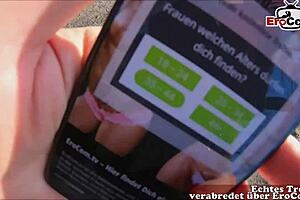 German Sex Agent Teases Petite Blonde Teen For First Time Cum