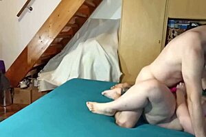 My Chubby Stepdaughter Enjoys My Friend's Cock In High Definition