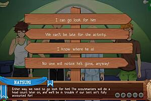 twinks flirting and fighting on the beach camp buddy - yoichi route - part 10