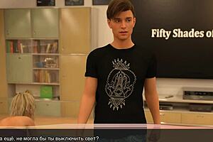 Watching adult movie with stepsister leads to orgasm