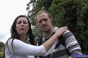 British Milf In Stockings And Heels Sucking And Fucking Hard Cock In Doggystyle