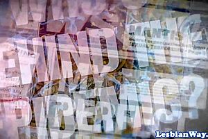 Beautiful Lesbians Enjoy Threesome Fun