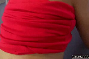 Blonde Teen Sucks Monster Cock in POV College Scene