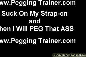 do you love hard pegging your slaves in the ass with strapon?
