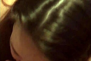 She sucks that big cock deepthroat style and ends with a cumshot.