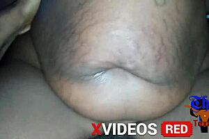 this homemade ebony milf shows her pussy