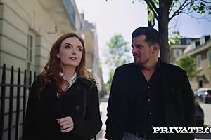 buffy lebrat receives deep blowjob and creampie