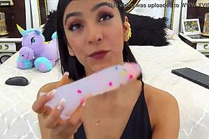 perfect model blows on webcam