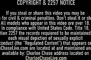 Busty Charlee Chase Screams While Pounded by Celebrity Double!