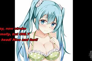 Miku anime edging CEI JOI instructions
