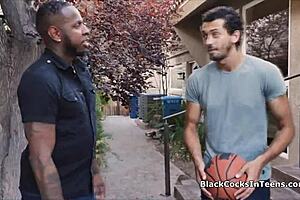 sexy tutor cant resist two big black cocks