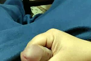 feeling so aroused, i masturbate to an intense cumshot