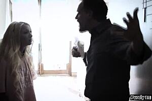 Stepdad Spanks And Bangs Young Stepteen For Partying Late