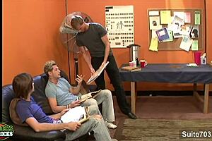 Sweet Gay Jocks Sucking Big Monster Cocks in 3some