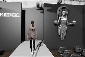 Fallout 4 Fashion Week 01 Cute Brunette In 3d Anime