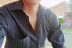 Jerking Off Monster Cock in Shirt!