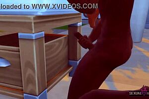 Masseur Friend Licks And Fingers My Cock In Hot Animation