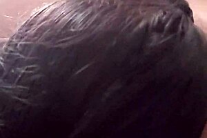 the fat bbw transsexual shemale performs rimjob on black ass