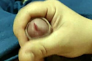 feeling so aroused, i masturbate to an intense cumshot