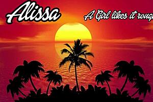 Alissa's rough foursome with deepthroat and anal