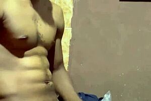 dude, jerking that big black dick till cumshot