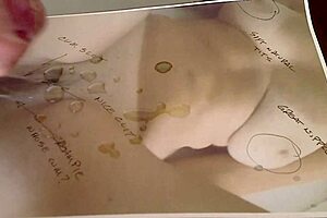 WIFE SHARES CUM TRIBUTE WITH HOT NEW FRIEND IN INTENSE SESSION