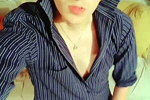 Jerking Off Monster Cock in Shirt!