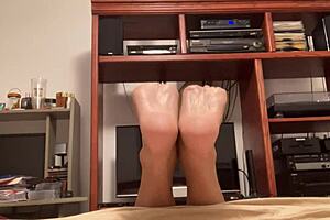 my sexy soft straight mature soles with toes pointed and curled