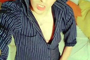 Jerking Off Monster Cock in Shirt!