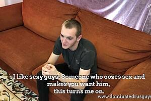 Russian hunk dominates deepthroat cumshot