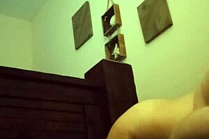 Fat couple rides in cowgirl position