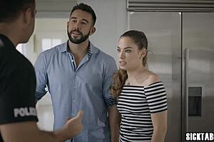 Corrupt Policeman Banged Sexy Fiancee