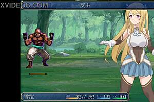 Blonde teen 18+ bends over for doggystyle in village ritual hentai