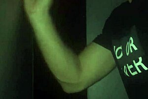 subtle glory hole cumshot for gay guy