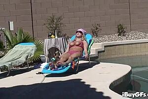 Blonde pornstar Carolyn Reese on webcam gets her wet pussy fingered by her girlfriend