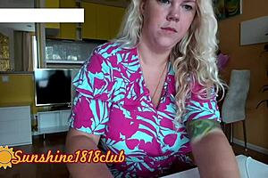 This milf shows off her big tits and ass in a naked webcam recording from August 9th