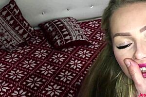 Collegegirl enjoys anal before studying - face fucking and cum in mouth