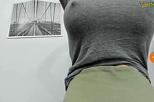 milky bigtits cheatin’ with real boobs, damn i’m lovin’ this dildo play! 😍