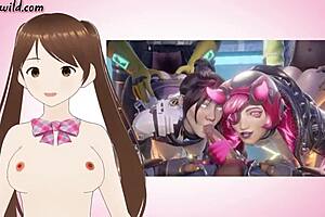 try not to cum to this hentai vtuber challenge 😈