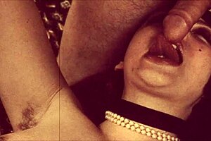 Seventies Interracial Threesome Blowjob Group Action