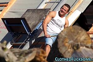 clothed euro whore nailed