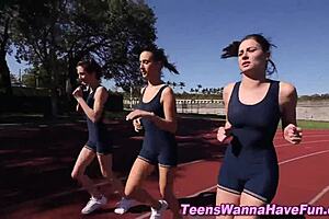 Teen Lesbians Licking Pussy At Party With Fingering And Masturbation