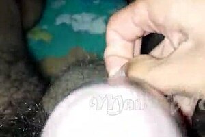 MEXICAN STUD MASTURBATES, FILLING CONDOM WITH ABUNDANT CUM