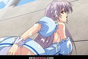 Cosplay Cafe Waitress Earns Extra Cash - Hentai Pros