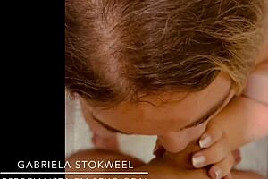 Blonde Amateur Bent Over in Doggystyle Group Oral, Cum Creampie Cock Retro Action