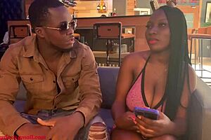 Sexy Ebony Girl Squirts On Monster Cock